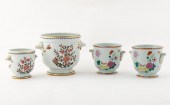 4 PCS, FRENCH & ASIAN PORCELAI