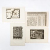 4 PCS, GIOVANNI PIRANESI ANTIQ