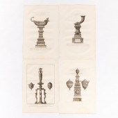 4 PCS GIOVANNI PIRANESI, CLASS