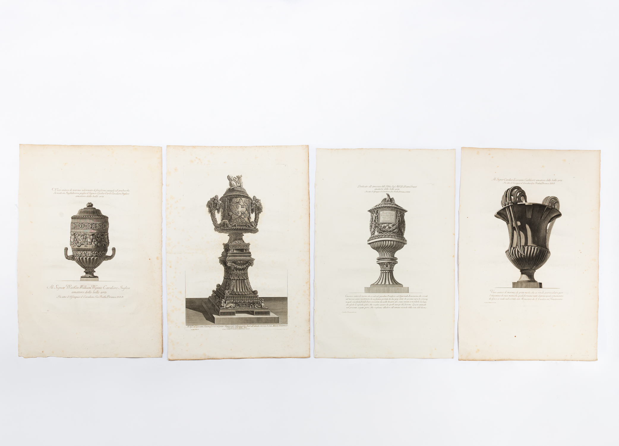 4 PCS, GIOVANNI PIRANESI, CLASSICAL