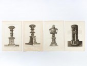 4 PCS, GIOVANNI PIRANESI, ENGR