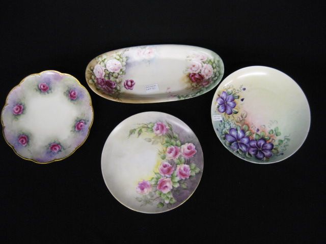 4 pcs. Handpainted Porcelain;celery