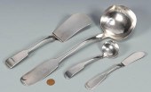 4 PCS. J. CONNING SILVER FLATW