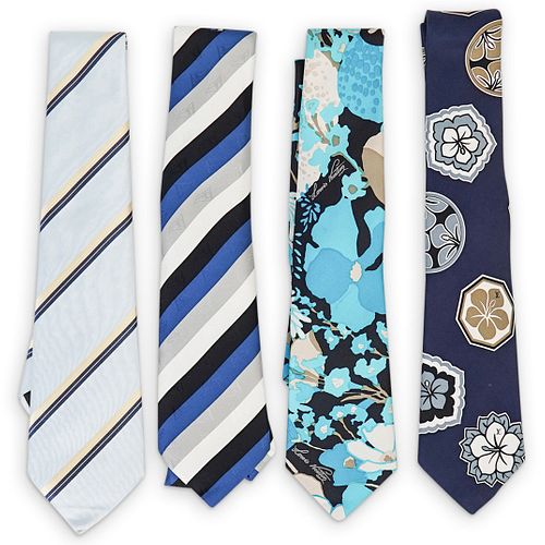 (4 PCS) LOUIS VUITTON SILK