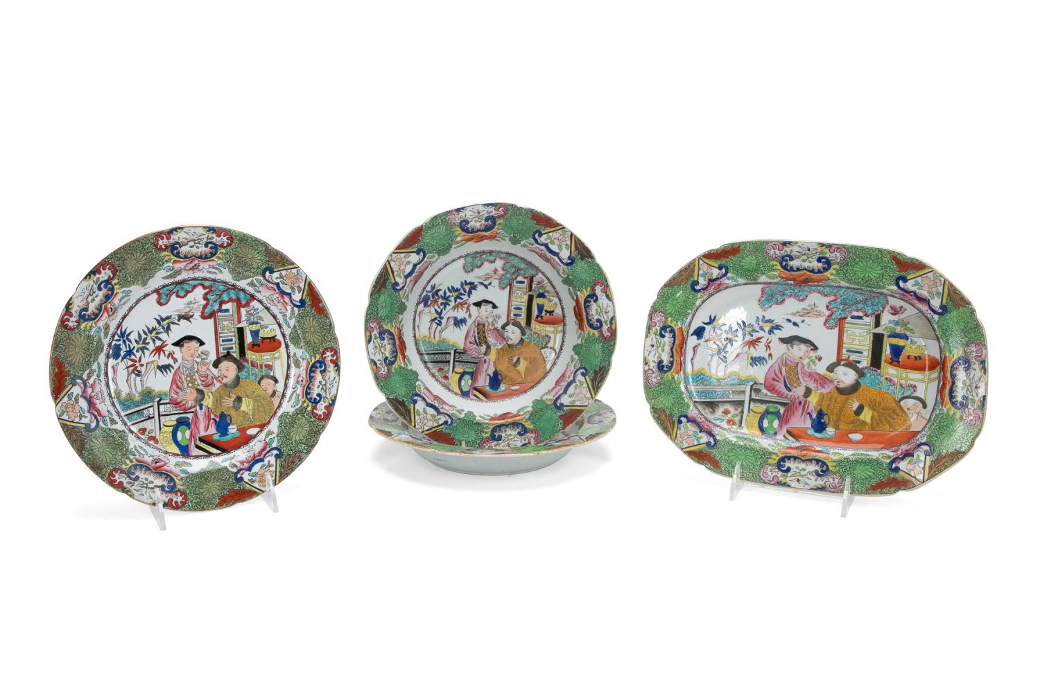 4 PCS MASON'S PATENT IRONSTONE