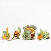 4 PCS, NEIMAN MARCUS MAJOLICA