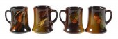 4 PCS. ROSEVILLE ROZANE WARE M
