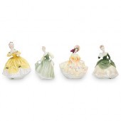 ( 4 PCS) ROYAL DOULTON PORCELA