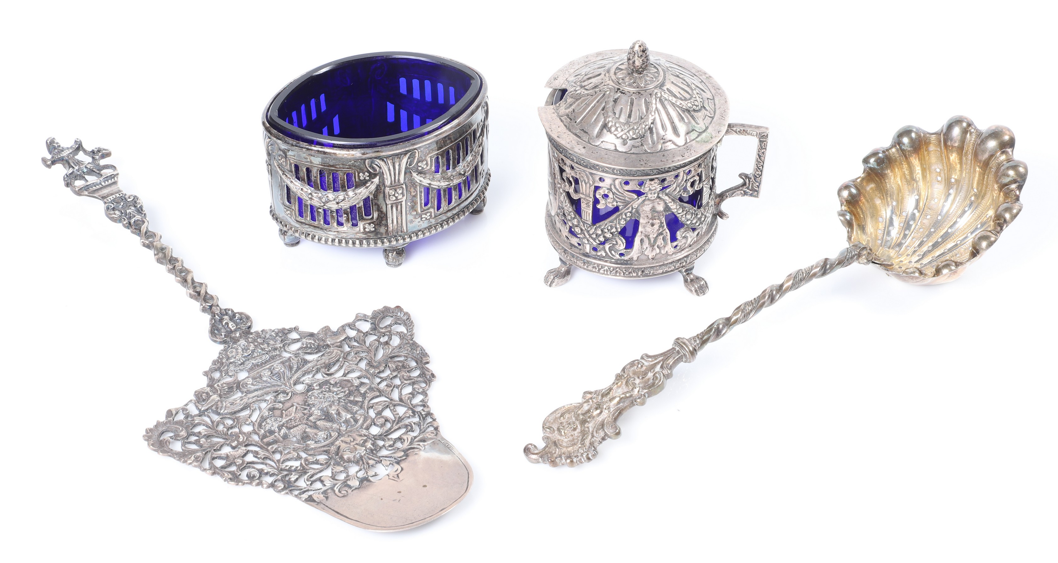 (4) Pcs silver, c/o Continental