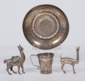(4) Pcs South American silver,