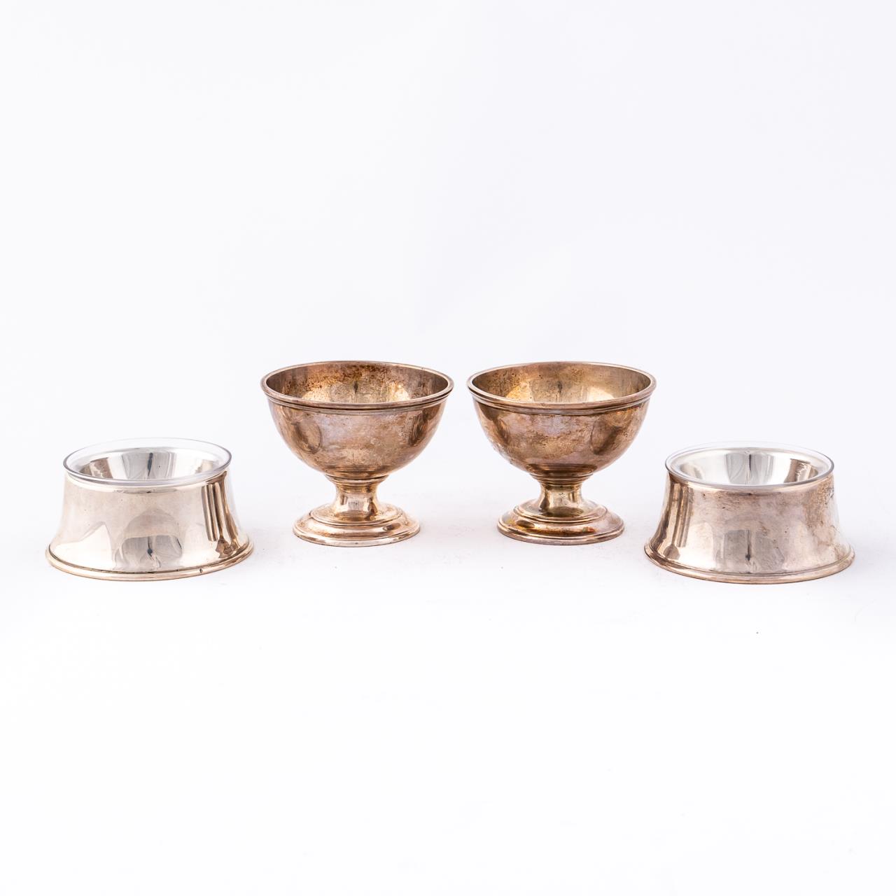 4 PCS, STERLING SALTS, STIEFF &