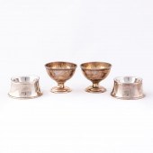 4 PCS, STERLING SALTS, STIEFF