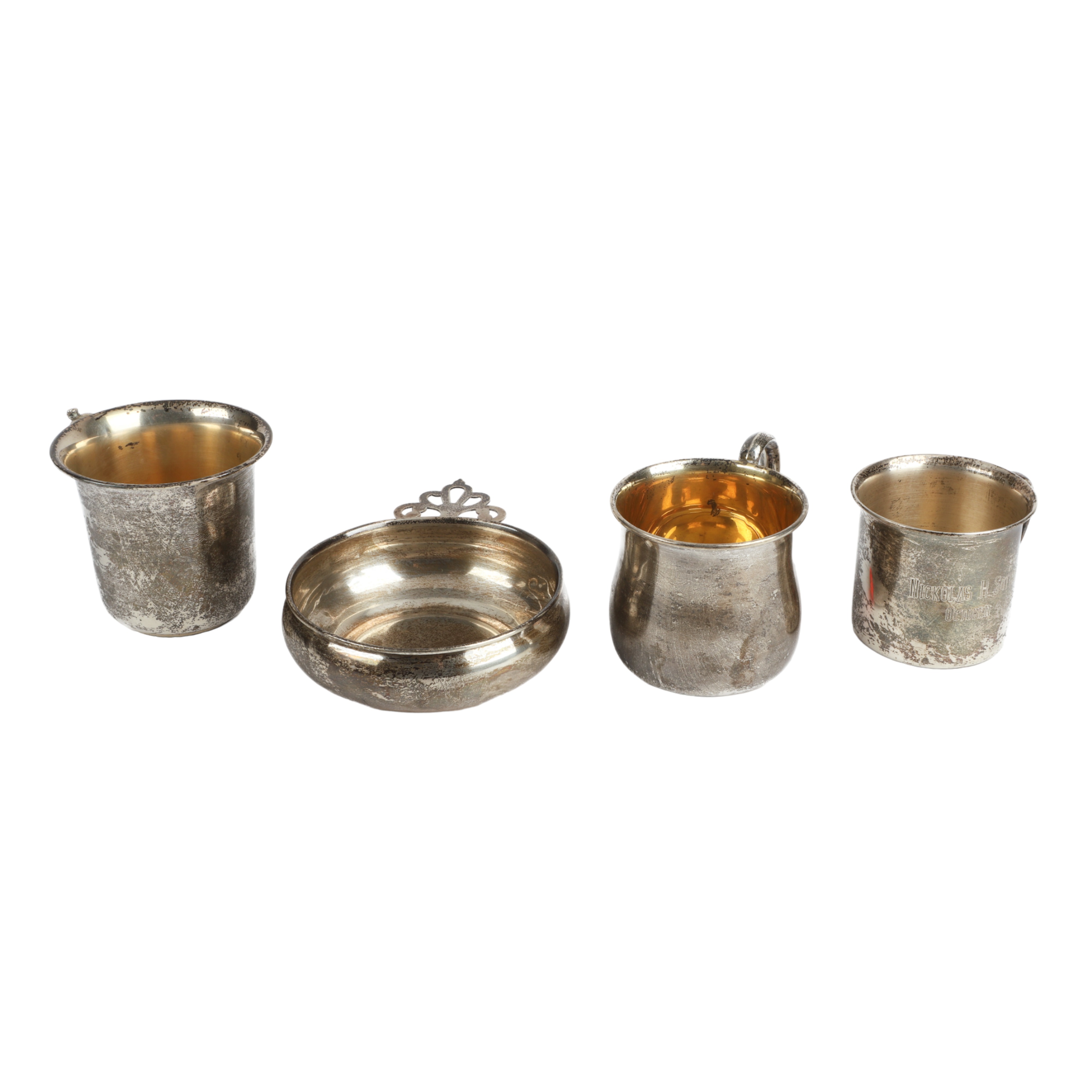 (4) Pcs sterling silver, 7.955