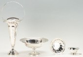 4 PCS STERLING SILVER HOLLOWAR