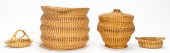 4 PCS, SWEETGRASS BASKETS, CHA