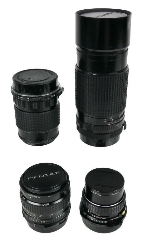 (4) PENTAX LARGE FORMAT LENSES