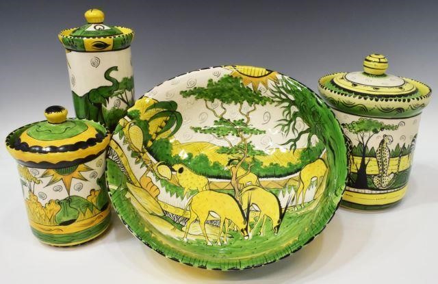 (4) PENZO ZIMBABWE HAND-PAINTED