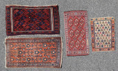 4 PERSIAN & CAUCASIAN WOOL ARE