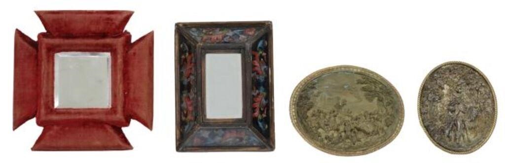 (4) PERUVIAN MIRROR, FRENCH METAL