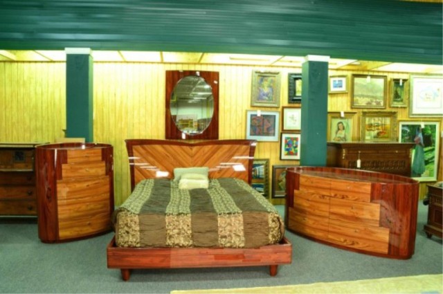 (4) PIECE ART DECO BEDROOM SETTo