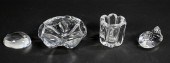 4 PIECE ART GLASS LOT4 piece a
