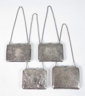 4 PIECE ART NOUVEAU STERLING C
