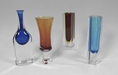 4 PIECE CENEDESE MURANO GLASS