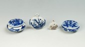 4 PIECE CHINESE TRINKET DISH A