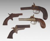 4 PIECE DERRINGERS & PEPPERBOX
