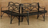 4 PIECE IRON GARDEN SET 2 SETT