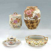 4 PIECE KPM AND GERMAN PORCELA