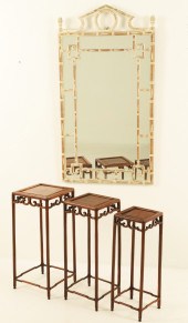 4 PIECE LOT OF DECORATIVE FURN