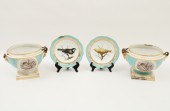 4 PIECE LOT OF FRENCH PORCELAI