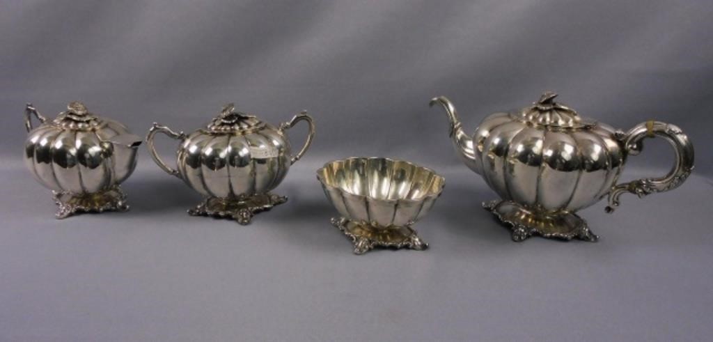 4-PIECE MEXICAN STERLING SILVER TEA