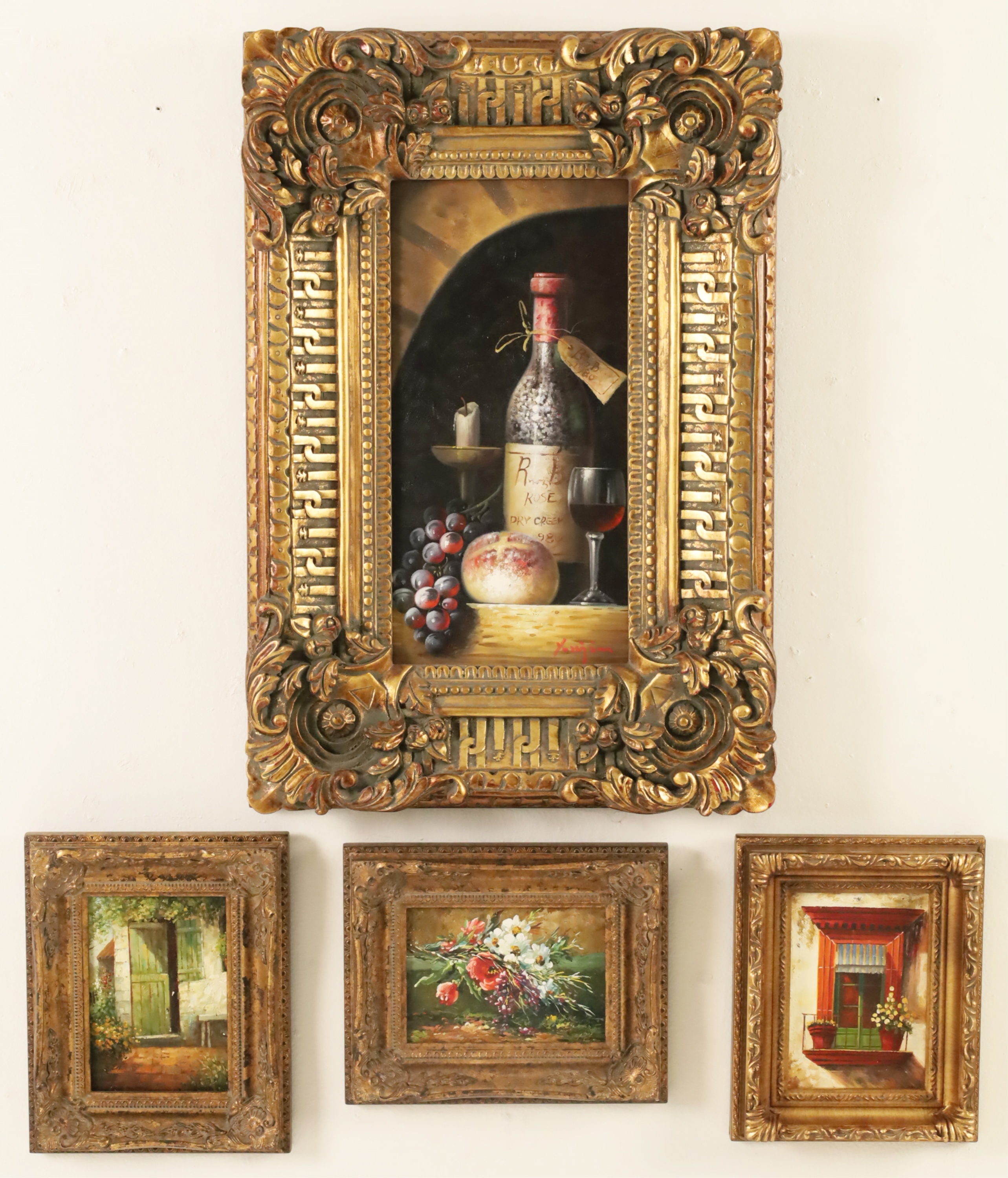 4 PIECE MISC. LOT OF OIL ON