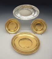 4 PIECE RETICULATED STERLING T