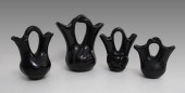 4 PIECE SANTA CLARA POTTERY BL