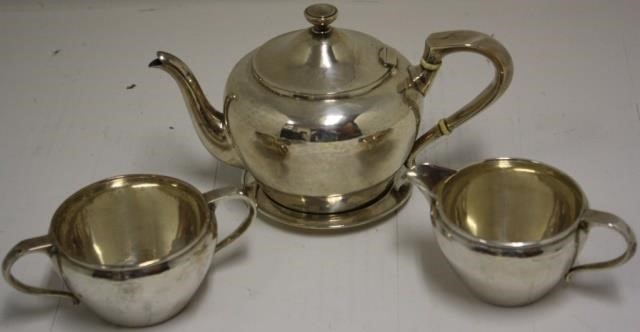 4 PIECE STERLING SILVER TEA SET,