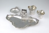 4 PIECE W. B. KERR ART NOUVEAU