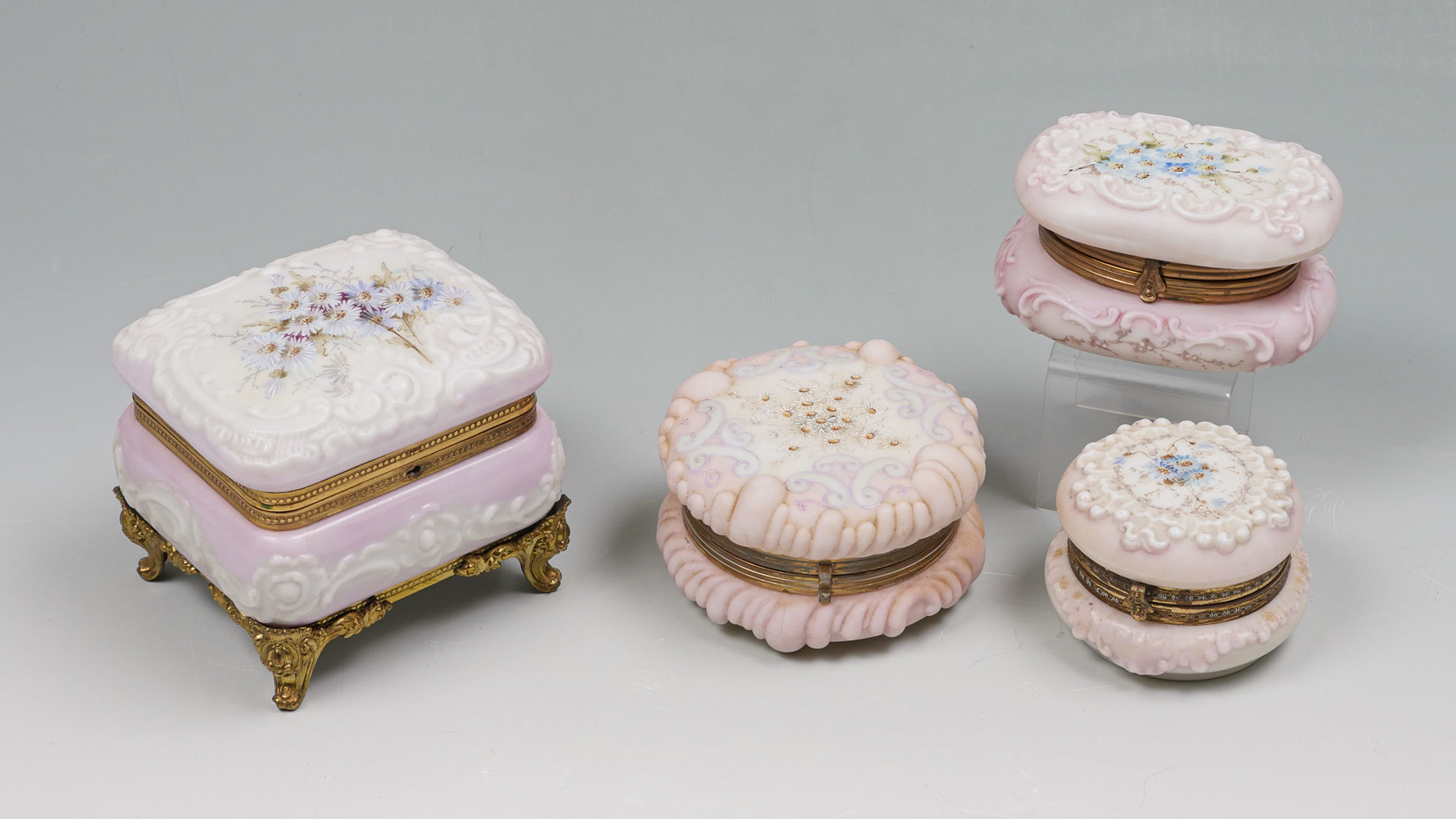 4 PIECE WAVECREST BOXES: 4-