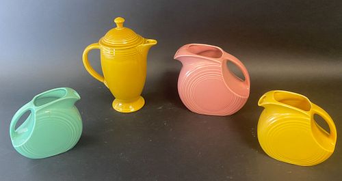 4 PIECES FIESTWARE INCLUDING
