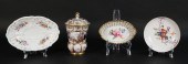 4 PIECES MEISSEN PORCELAIN4 pi