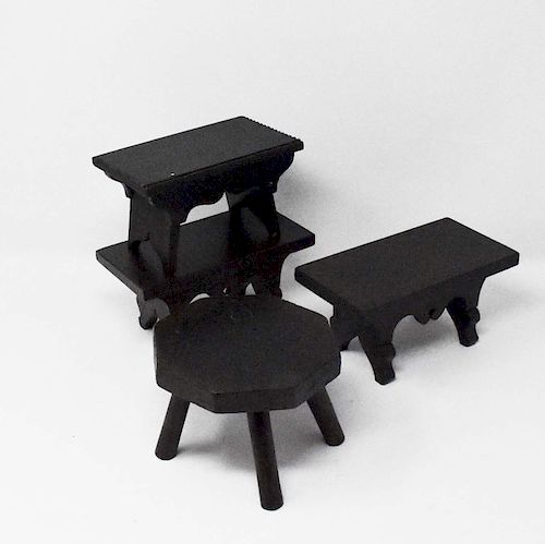 4 PIECES MINIATURE FURNITURE4