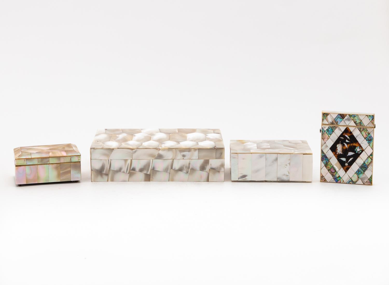 4 PIECES, MOTHER OF PEARL