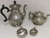 4 PIECES OF EARLY 19TH C AMERI