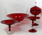 4 PIECES OF RED PAIRPOINT CONT