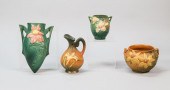 4 PIECES OF ROSEVILLE POTTERY4
