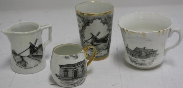 4 PIECES OF SOUVENIR CHINA TO