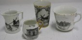 4 PIECES OF SOUVENIR CHINA TO