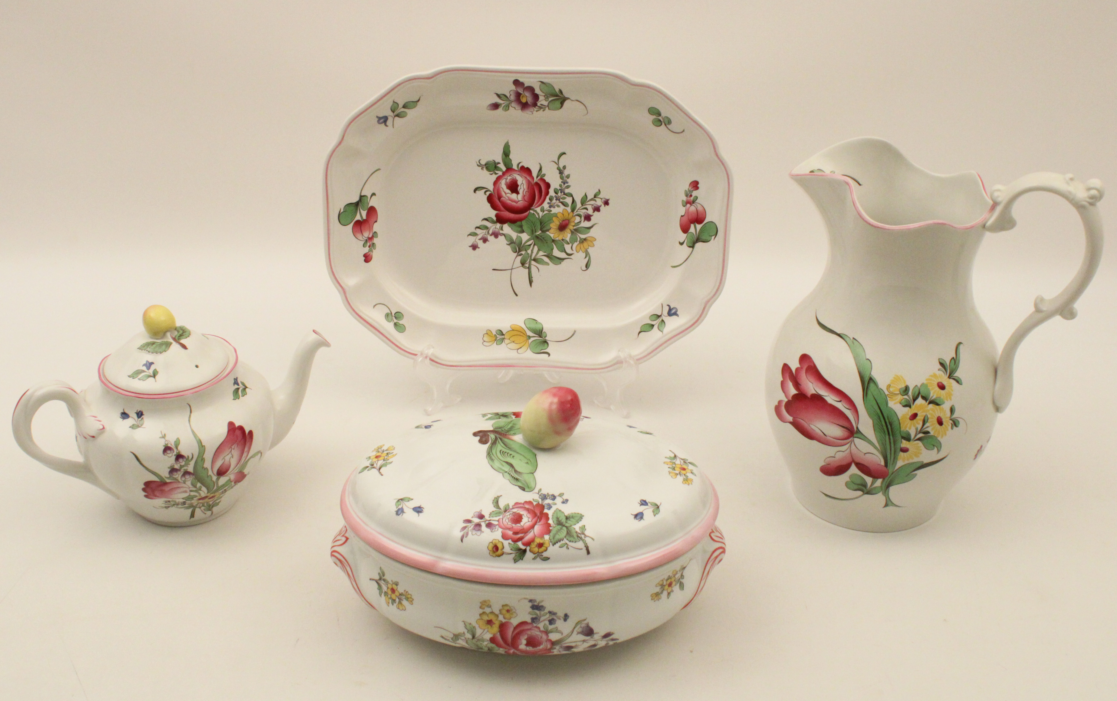 4 PIECES OF SPODE MARLBOROUGH